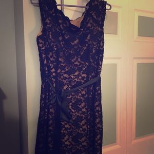 Black lace dress